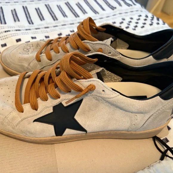 Men’s Golden Goose Ball Star Brown Suede 46eu 100% Authentic - Picture 5 of 8